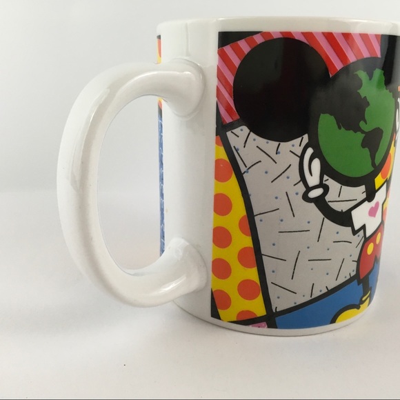 Romero Britto Mickey’s World 1997 Mug Mickey Mouse - Picture 5 of 8